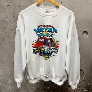 Vintage 1995 Racing USA Made World Of Wheels Atlanta Georgia Racing Sweatshirt thumbnail 1