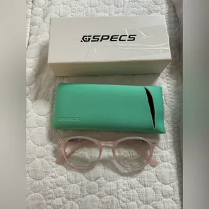 NEW Round Reading Glasses Blue Light Blocking Matte Frame Computer Readers Pink thumbnail 4
