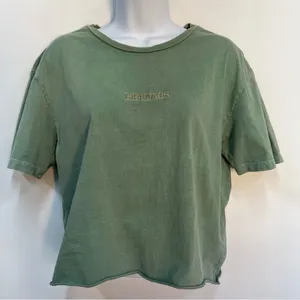 PacSun s embroidered feelings Green Graphic Tee thumbnail 1