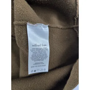 Wilfred Free Cardigan Women M Ganna Brown Button Down Knit EUC thumbnail 4