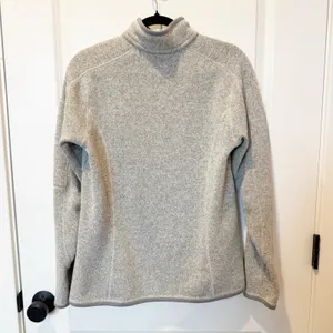 Patagonia Womens Better Sweater Large 1/4 Zip Fleece Pullover Granola Hiking thumbnail 3
