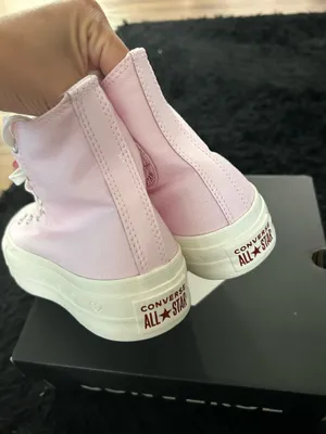 CONVERSE Chuck Taylor all star lift hi top pink shoes sneakers women’s 9 new thumbnail 4