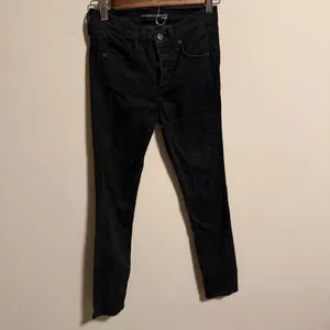 Veronica Beard Debbie Black Skinny Jeans Raven Button Fly- Size 25 0 thumbnail 3