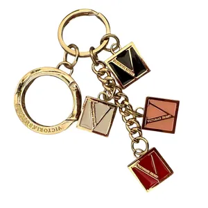 Victoria's Secret V Monogram Dice Logo Bag Charm Key Chain thumbnail 2