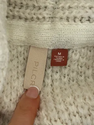 Anthropologie Pilcro Eyelash Open Longline Cardigan Chunky Knit Sweater Size medium thumbnail 4