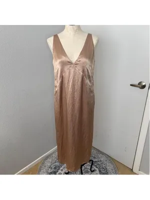 Everlane The Satin Slip Dress - Size 2 thumbnail 4