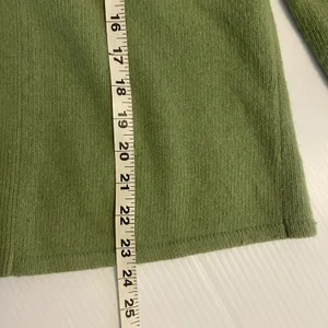 Tweeds Soft Green Angora Lambswool‎ Wool Cardigan 1 Button Sweater Kimono Size S thumbnail 10