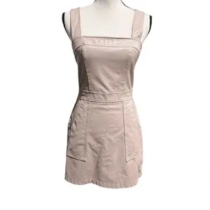 Amanda Uprichard Ace Dress Pale Pink Vegan Leather Size L Nwot thumbnail 5