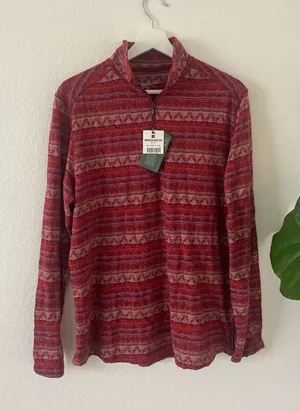 Woolrich women’s long sleeved 1/4” zip pull over‎ NWT thumbnail 1
