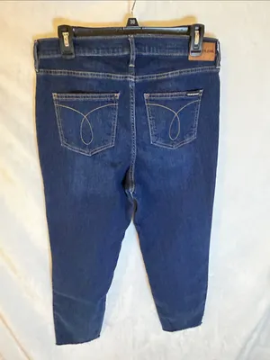 Calvin Klein Indigo Ankle Crop Slim Jeans thumbnail 6