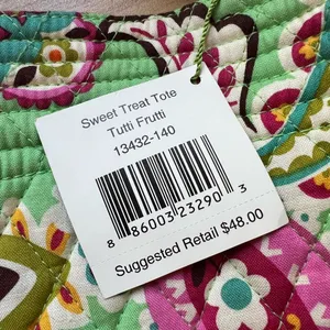 Vera Bradley Sweet Treat Tote in Tutti Frutti NWT thumbnail 3