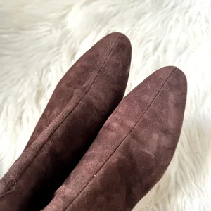 VTG Liz Claiborne Suede Ankle Boots Sz 8.5 thumbnail 3