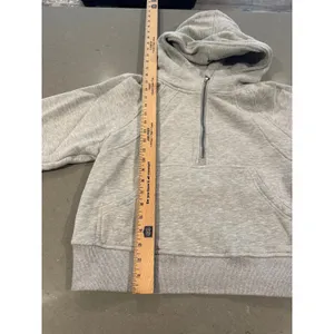 Quarter zip pullover hoodie women's size small‎ thumbnail 3