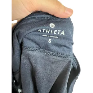 Athleta Vivid Ready Set Go Blue Geometric Print Athletic Running Shorts Size S thumbnail 5