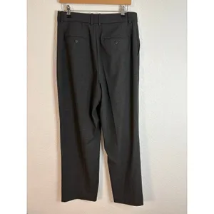 Uniqlo Wide Leg Dress Pants Womens Size Large 30-31" Gray Plaid thumbnail 2