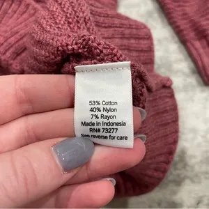 NWT Sonoma Pink Crew Neck Sweater thumbnail 8