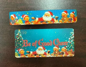 New Zox Be of Good Cheer Santa and Elves Christmas Bracelet Size Medium thumbnail 1