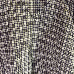 Vintage Checked 100% Cotton Shorts Overalls Size 18W/20W thumbnail 5