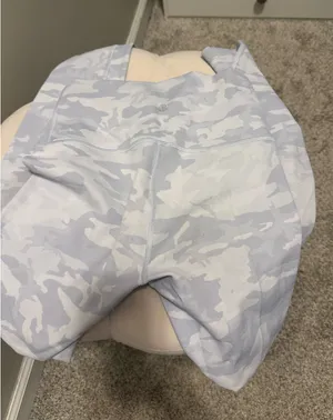 White Camo Lululemon Leggings thumbnail 1