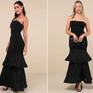 LULUS Prom Chic Wedding Holiday Sexy Elegant Vixen Sophisticated Cocktail Maxi thumbnail 7