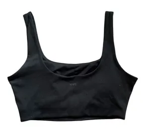 MADEWELL Black Stretch Knit Elastic Band Sports Bra - Size Small thumbnail 1