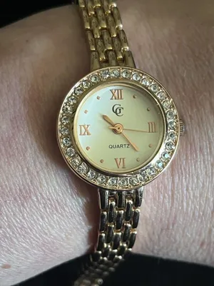 Rose Gold Womens GC Crystal Watch Roman Numeral Dress Watch thumbnail 1