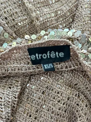 Retrofete Marie Dress In Rose Gold Size XS/S thumbnail 8