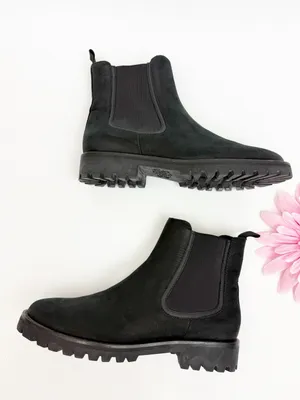 Thursday Boot Company Legend Chelsea Ankle Boots Booties Leather Black Matte thumbnail 8
