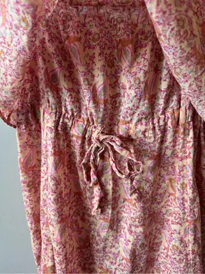 Free People Women’s Tangier Babydoll Floral Maxi Dress Size Small thumbnail 7