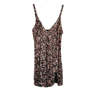 Reformation Jimmy Sparkle Mini Dress Sz‎ XS Sequined NEW thumbnail 3