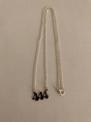 444 Angel Number Necklace thumbnail 1
