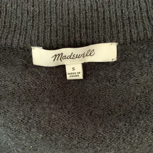 Madewell Black‎ V Neck Long Sleeve Pullover Sweater Small thumbnail 5