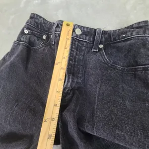 Abercrombie‎ & Fitch Size 26 2R Curve Love High Rise Mom Jean Distressed Black thumbnail 8