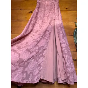 NWT Lulus Garden of Romance Rusty Rose Burnout Maxi Dress Gala Banquet Size XL thumbnail 4