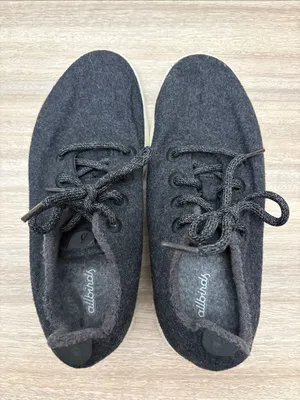 All Birds Dark Grey Lace Up Sneakers Women Size 8 thumbnail 3