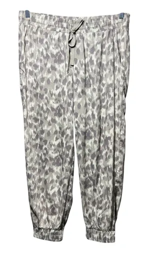 Cloth & Stone Jogger Pants Gray‎ Animal Print Drawstring M Tencel Lyocell thumbnail 1