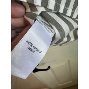 Maurice’s Striped Top 1X Plus Size Striped V Neck Poplin Blouse thumbnail 6