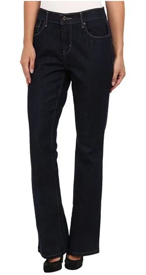 Levi's 515 Bootcut Women's Size 8 Dark Wash Mid Rise Jeans‎ thumbnail 1