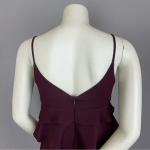 Gianni Bini Molly‎ Dress Women Size 2 Peplum Ruffle Waist Strappy NWT Small Flaw thumbnail 7