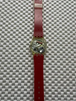 Swatch Watch Lady Rote-Lei LK128 Vintage 1991 thumbnail 6