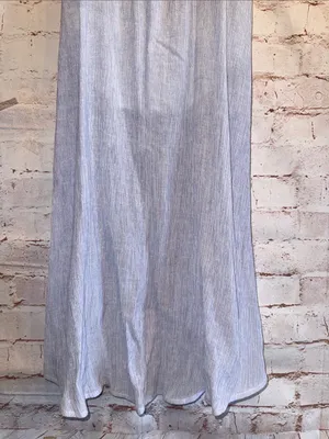 Astr the Lable Light Blue High-Low Maxi Dress with Ruffle Straps button down S thumbnail 6