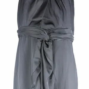 ASTR Georgiana Halter Neck Maxi Dress Black Satin Size S thumbnail 7