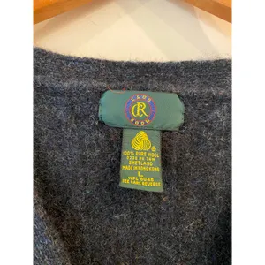 Club Room 100% Pure Wool Black Button Front Sweater Vest Men's Large Preppy thumbnail 3