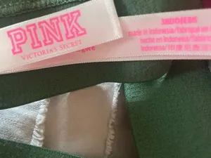 Victoria's Secret Pink Green Floral Wireless Bralette with Purple & Yellow Bloom thumbnail 3