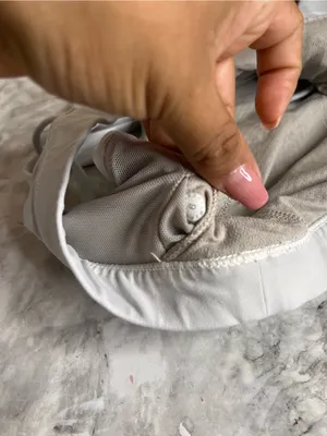 lululemon athletica Light Gray Crisscross Strappy Sports Bra thumbnail 5