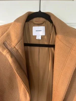 Old Navy Camel Brown Winter Coat thumbnail 2