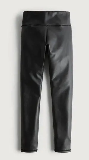 Hollister Ultra High-Rise Faux Leather Leggings thumbnail 1