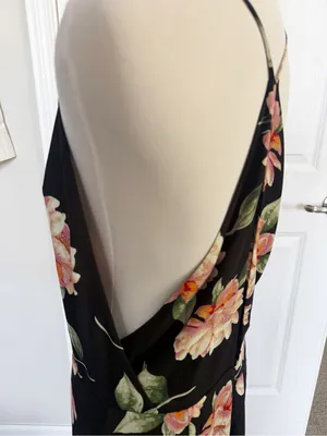 LUSH Floral Maxi Dress Size XL thumbnail 4