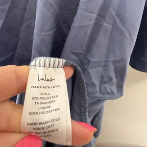 Lulus Blissfully Beautiful Slate Satin Strapless Tiered Maxi Dress Size XL Lined thumbnail 7