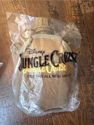 DISNEY Jungle Cruise cap and water bottle, NWT thumbnail 3